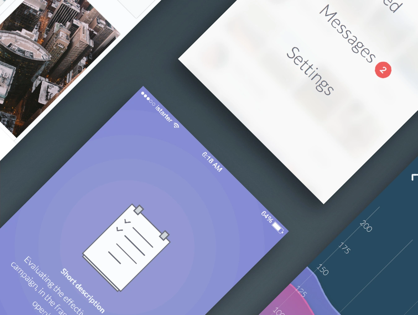 Kama iOS UI Kit 社交记录数据图表AppUI设计元素组件图标规范模版