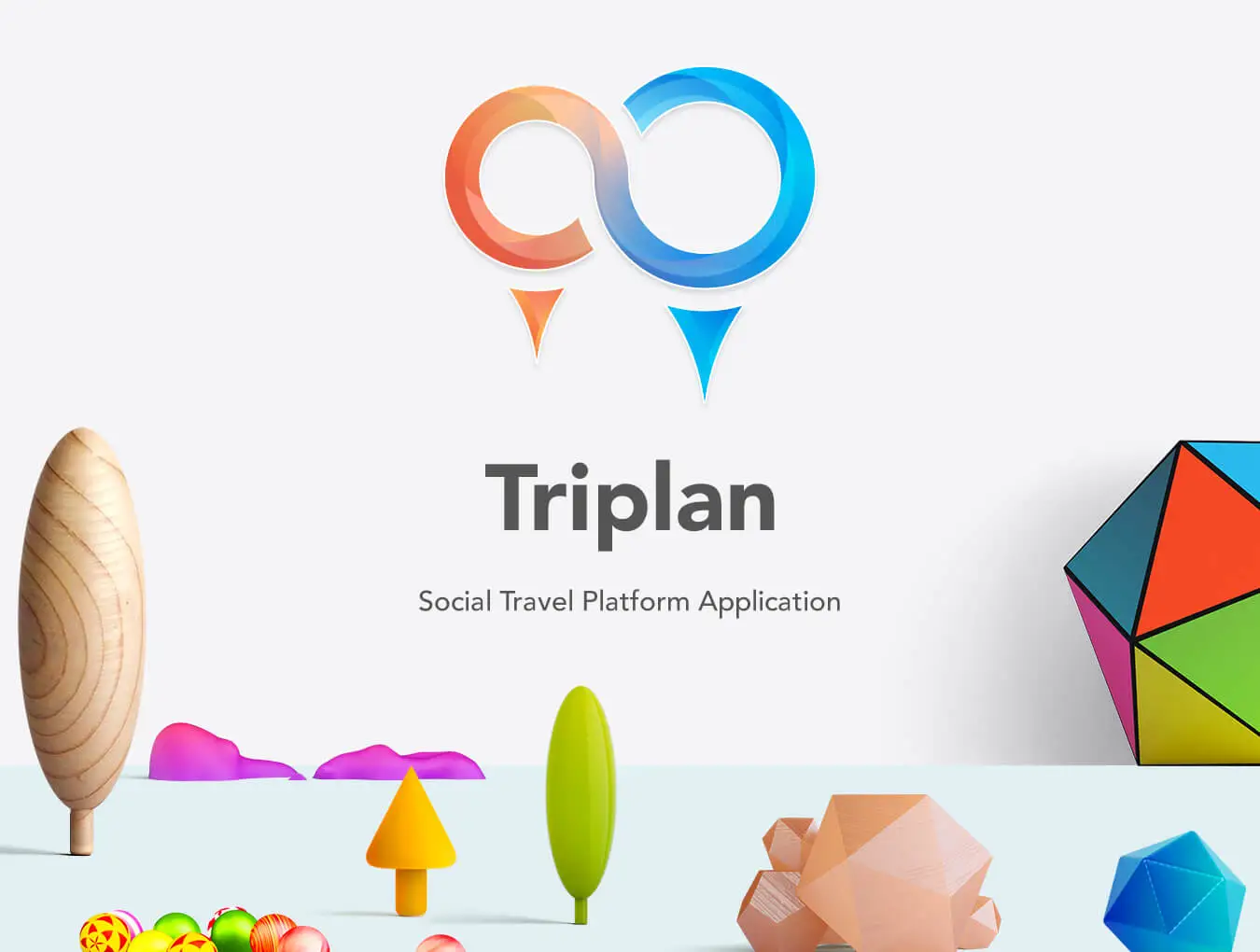 Triplan UI kit社交旅行旅游定位聊天APPUI设计元素图标组件素材库模版