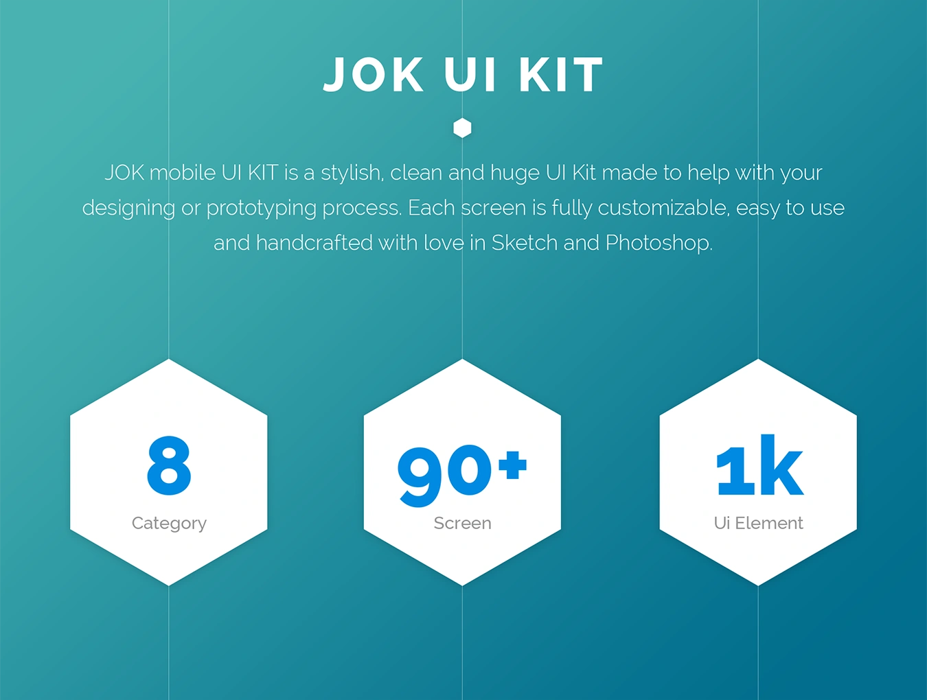 JOK UI欧美时尚简洁APPUI设计元素组件规范图标素材库模版