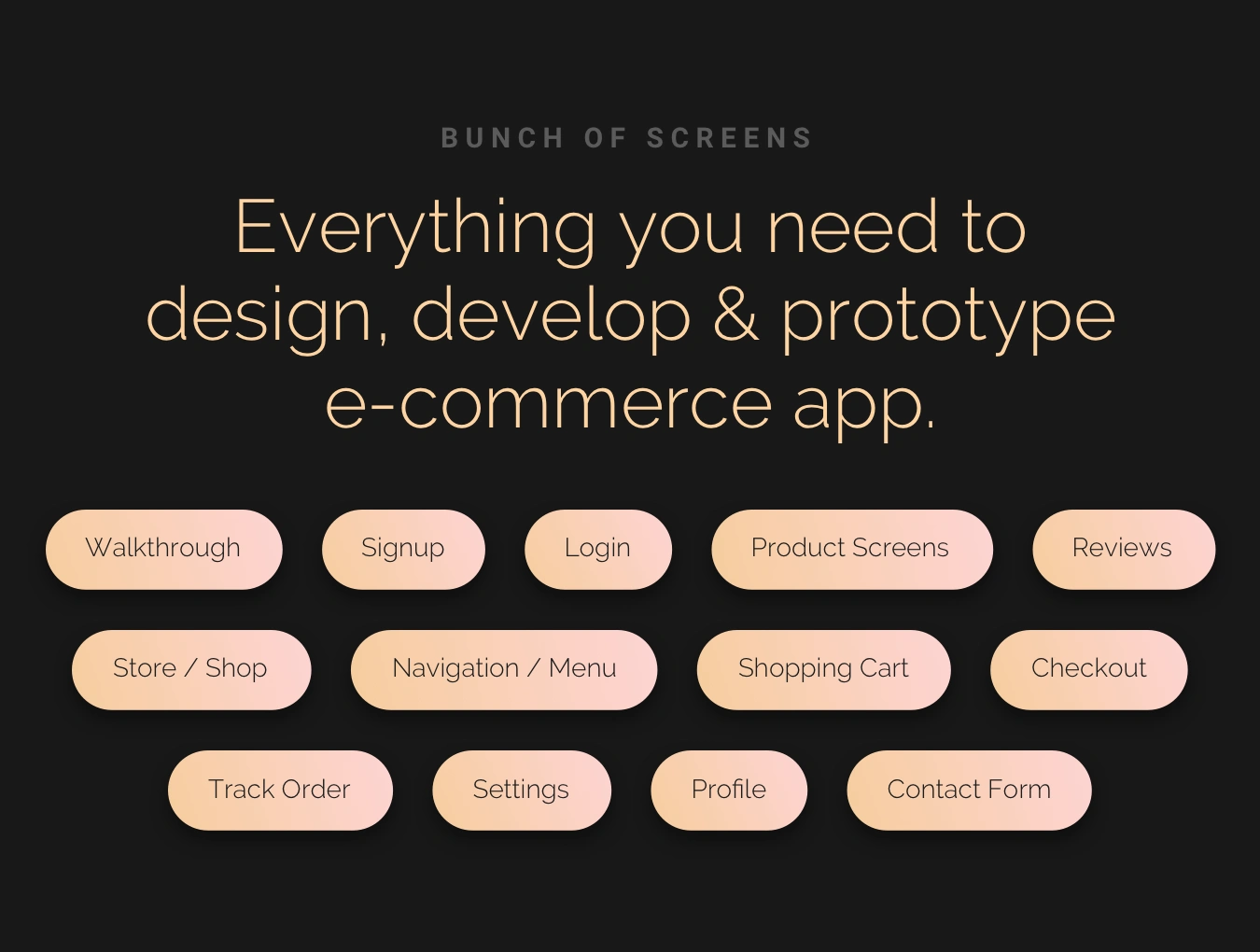 Modda E-Commerce UI Kit 欧美时尚电商购物APPUI设计元素组件规范图标素材库模版