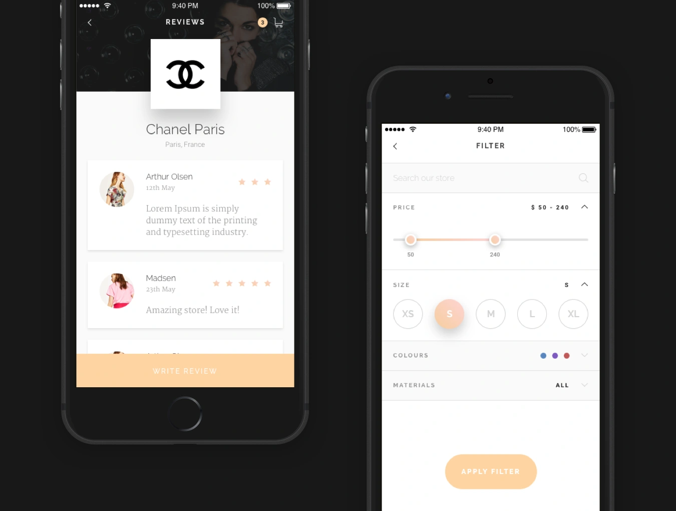 Modda E-Commerce UI Kit 欧美时尚电商购物APPUI设计元素组件规范图标素材库模版