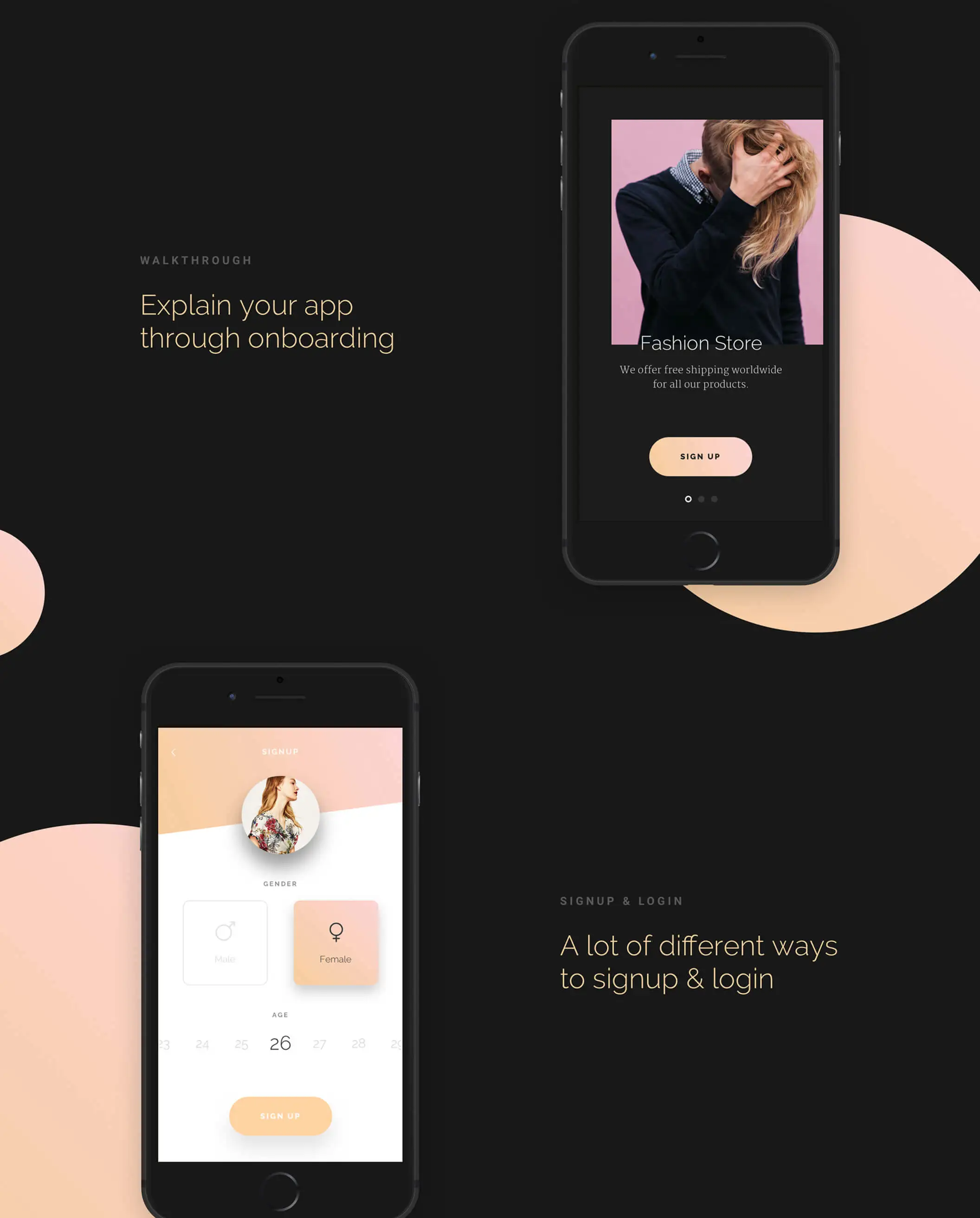 Modda E-Commerce UI Kit 欧美时尚电商购物APPUI设计元素组件规范图标素材库模版
