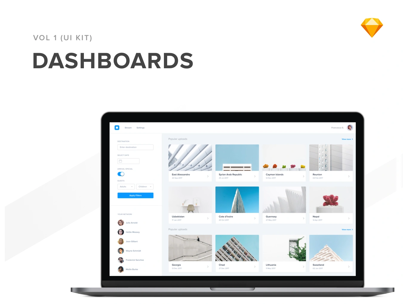 40 Dashboards Vol 1个网页设计多套后台管理数据WebUI设计元素组件规范图标素材库模版