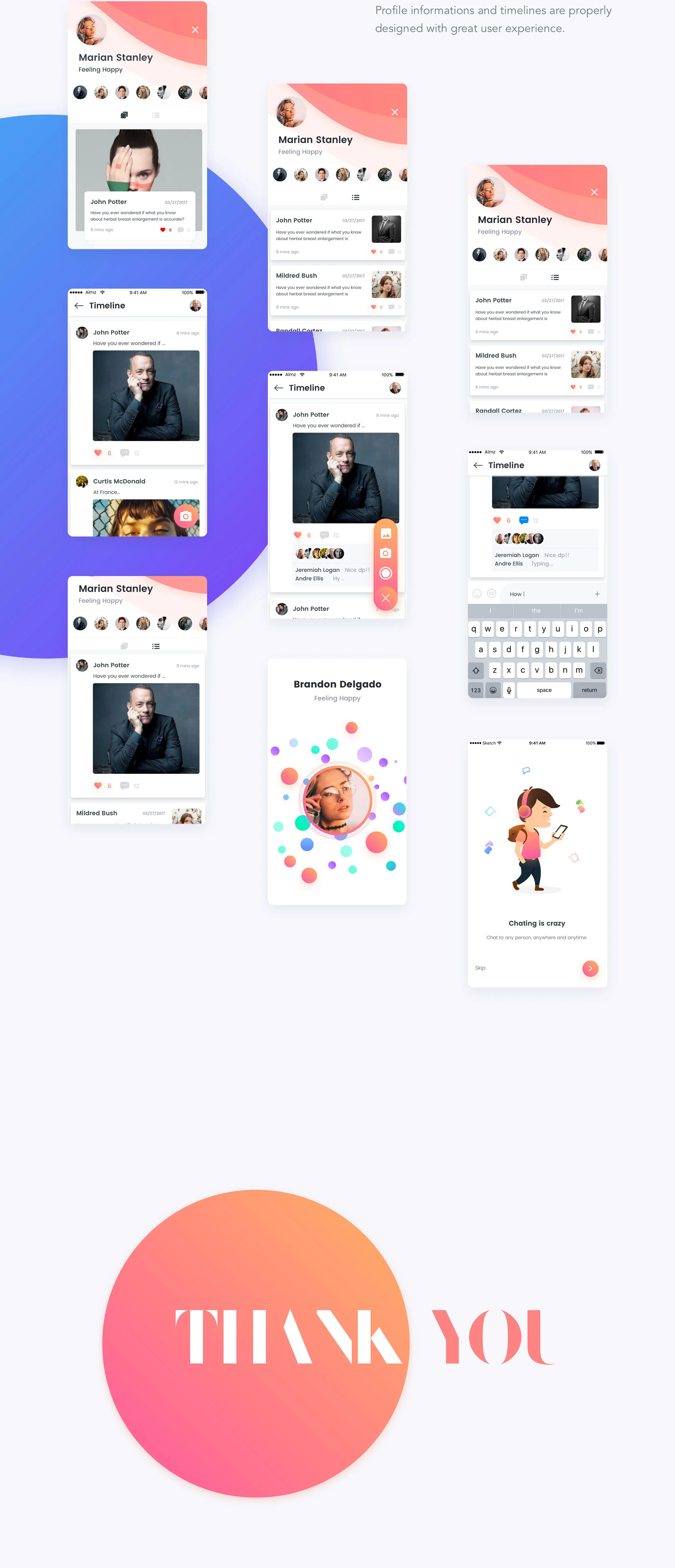Chat More UI KIT社交聊天交友APPUI设计元素组件规范图标素材库模版