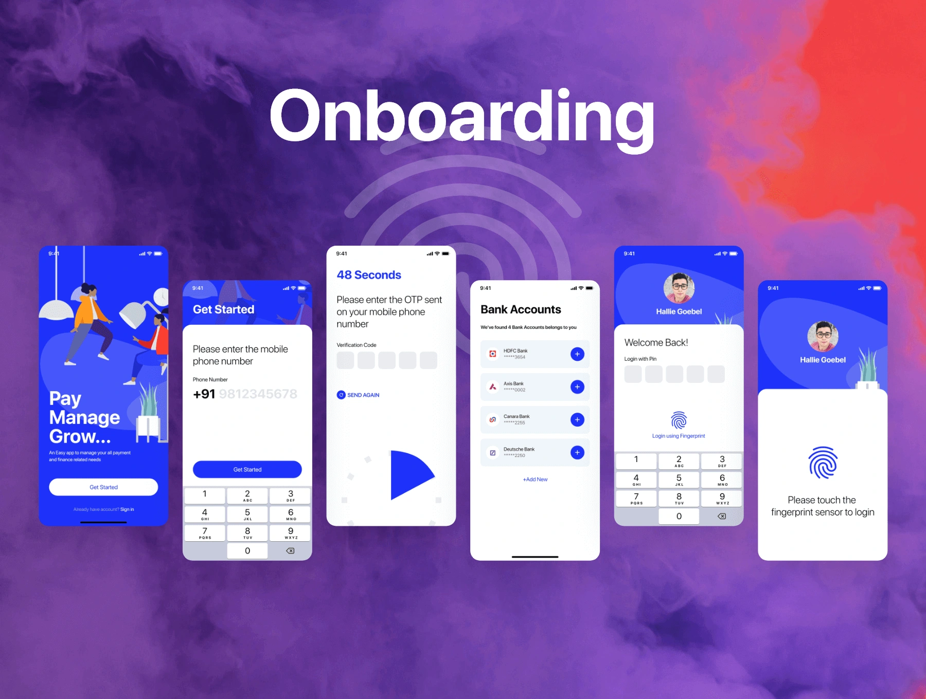 Payment Wallet App UI Kit支付钱包账单收支财务统计数据监测APPUI设计元素组件规范图标素材库模版