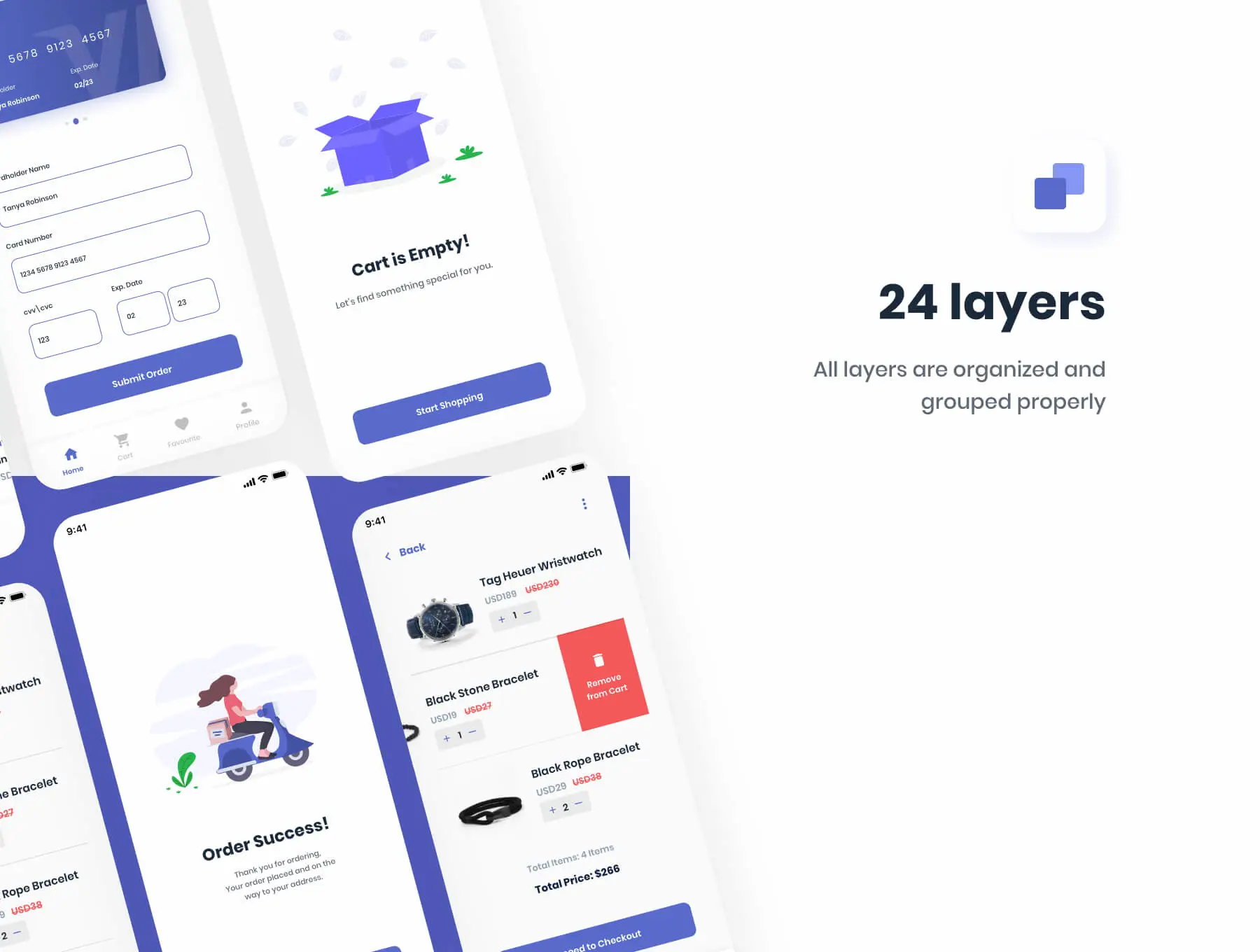 ——B Store App | E-Commerce电商购物银行支付社交APPUI设计元素组件规范图标素材库模版
