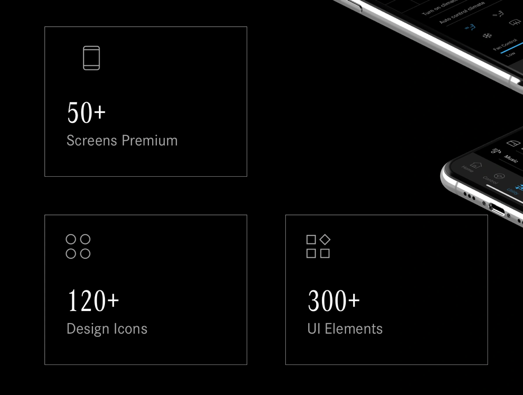 ——Mex Smart Car UI蓝黑智能汽车物联网自动驾驶300多个元素50多个界面APPUI设计元素组件规范图标素材库模版