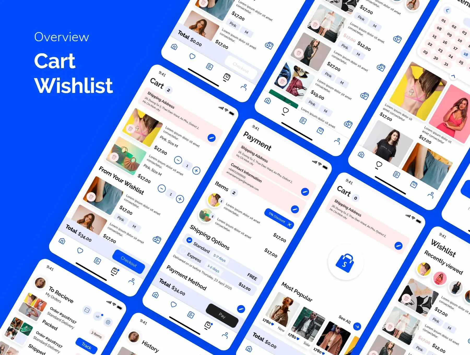 Slada — eCommerce App UI 100+界面电商购物企业创业者开设店铺商店设计元素组件规范图标素材库模版