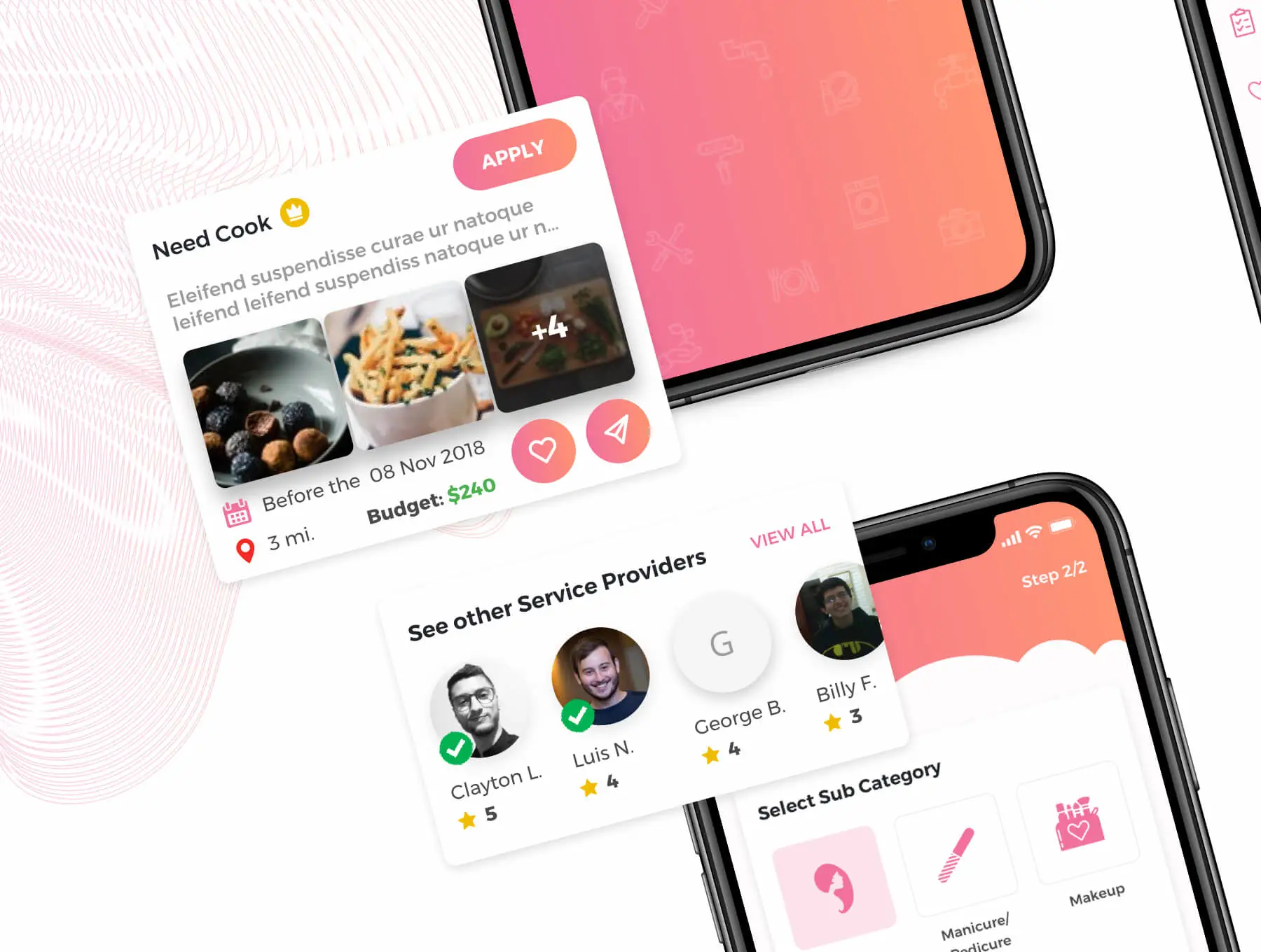 JobInsta UI Kit求职职位工作专业技能服务APPUI设计元素组件规范图标素材库模版