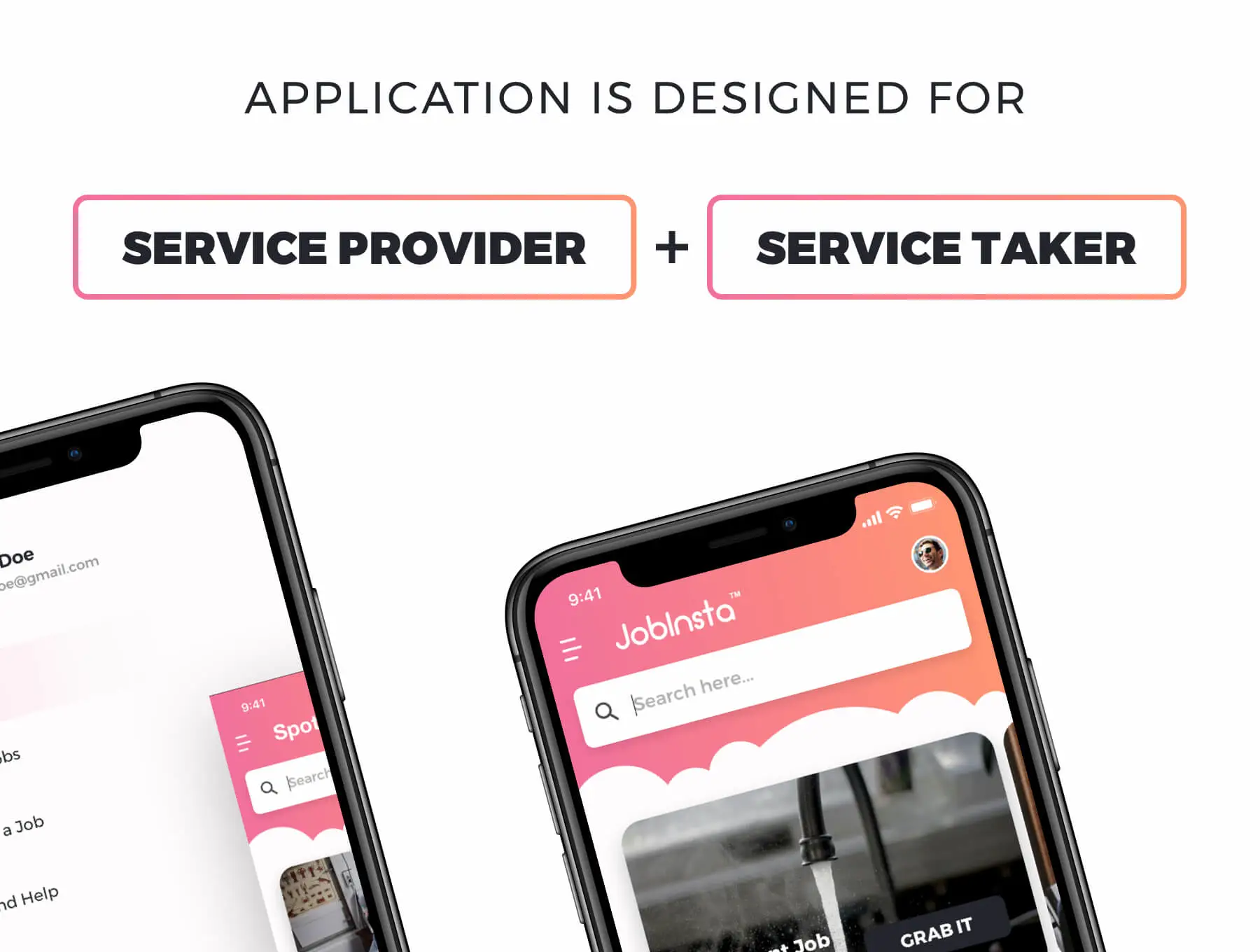 JobInsta UI Kit求职职位工作专业技能服务APPUI设计元素组件规范图标素材库模版