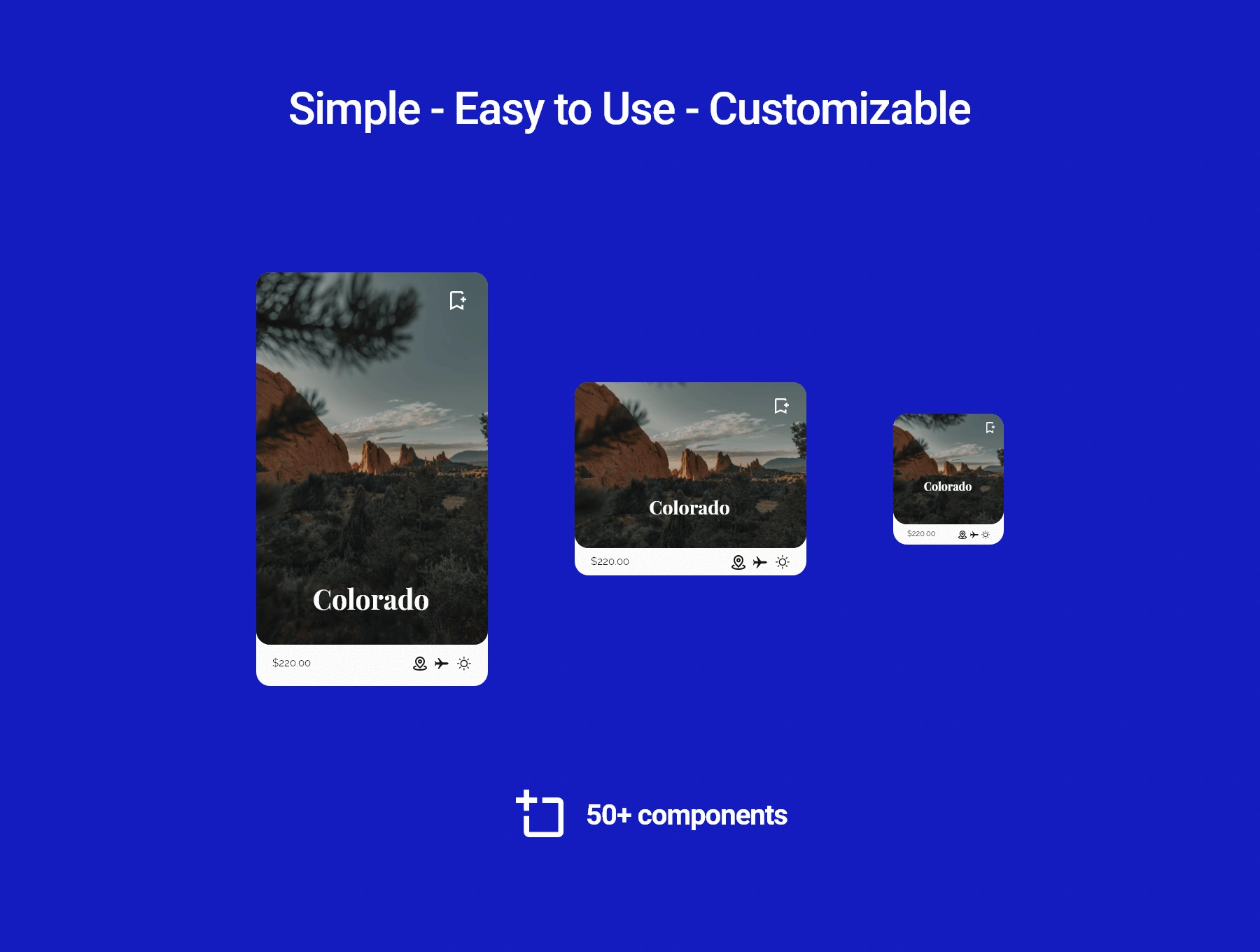 Just Go 2.0 travel app - Figma蓝色旅游旅行度假娱乐休闲APPUI设计元素组件规范图标素材库模版