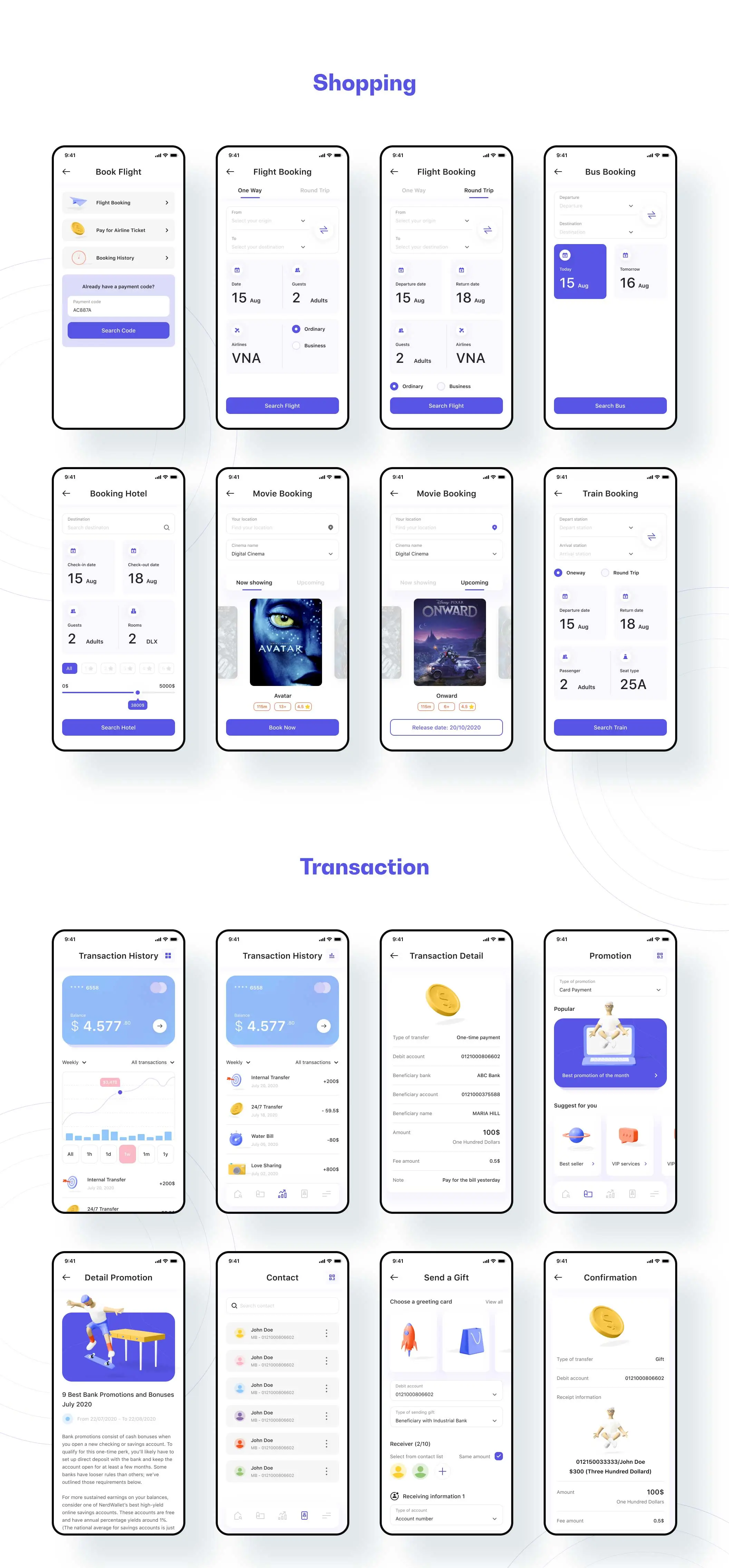 tmrw.bank - Smart Banking UI 智能银行财务管理钱包预算规划99+界面APPUI设计元素组件规范图标素材库模版